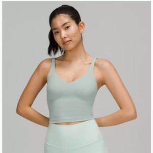 Lululemon Align Tank Size 6 Silver Blue